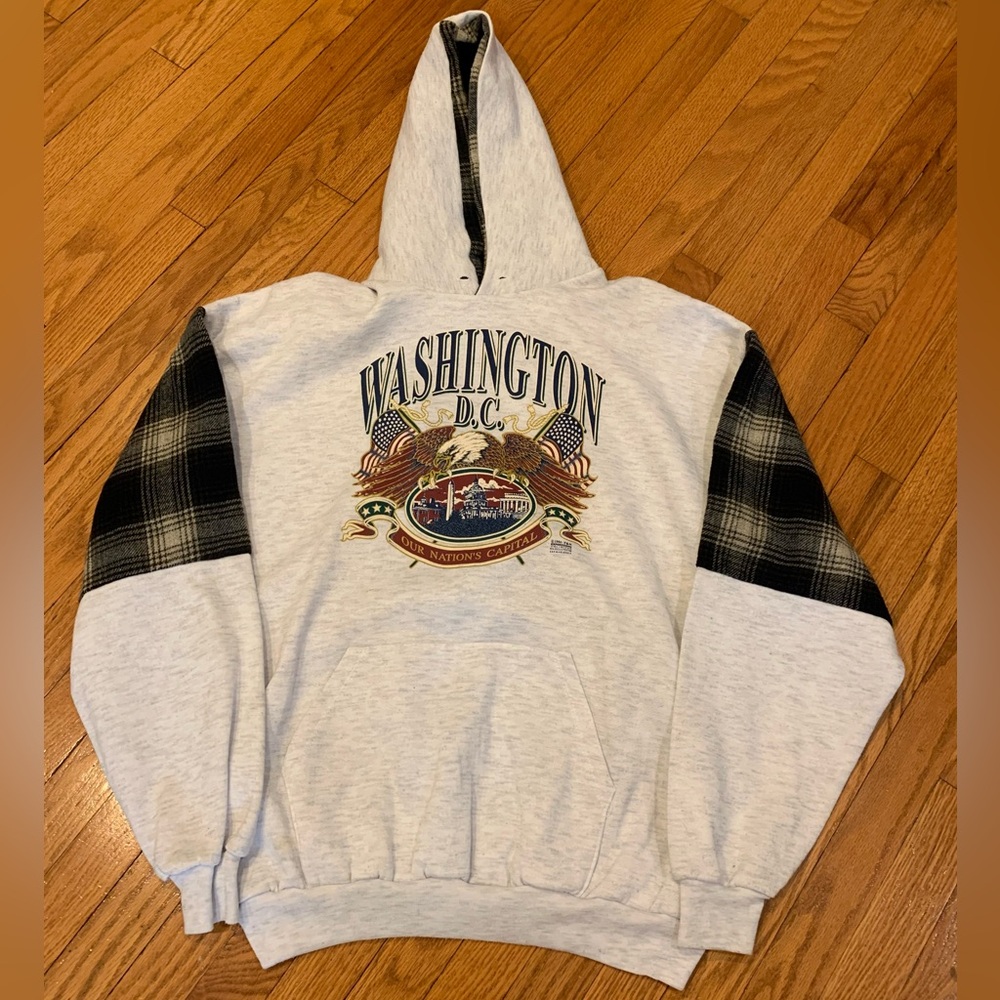 Vintage 1994 Washington D.C. Pullover Hoodie Sweater